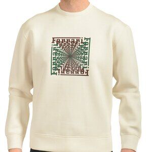 Scuderia Ferrari Men's "Cube" C-Neck Scuba Sweater Sweatshirt US M IT 50
